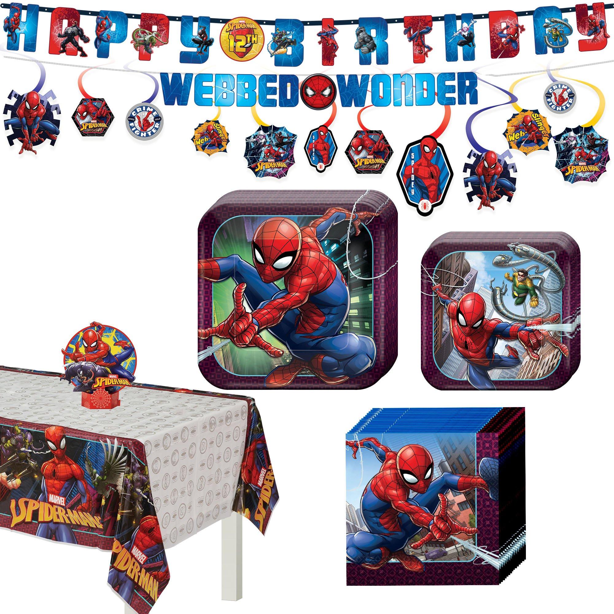 Spider-Man Webbed Wonder Birthday Party Kit